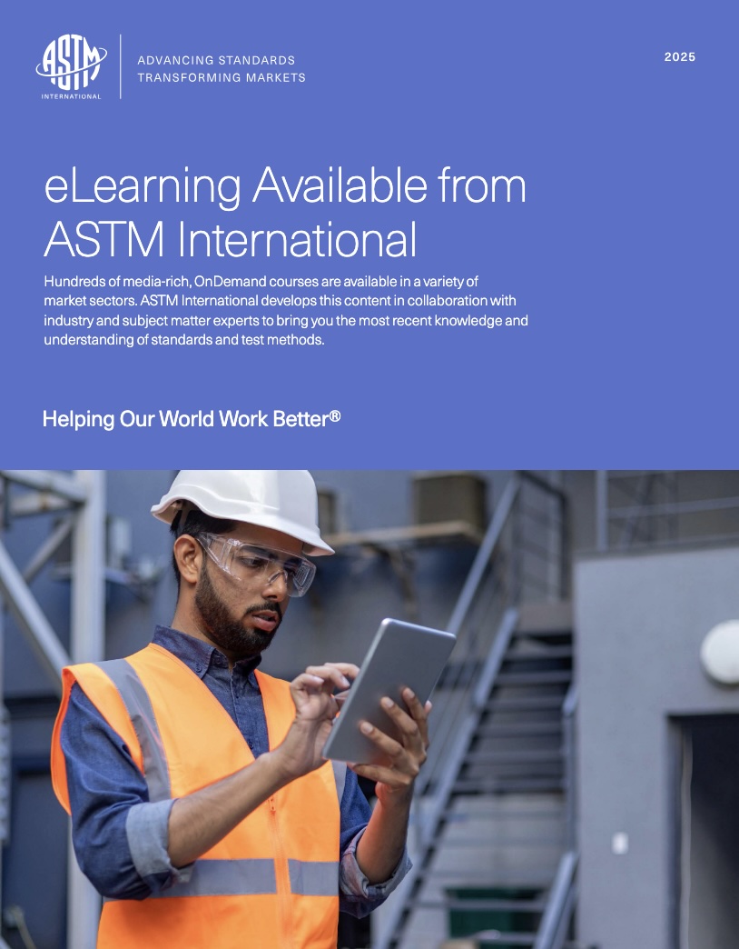 ASTM eLearning Catalog